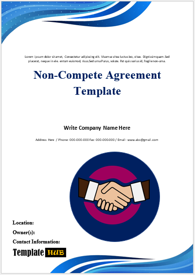 Free Non-Compete Agreement Template 02