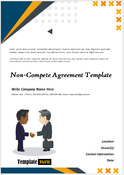 Free Non-Compete Agreement Template 04