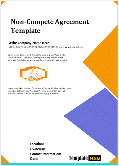 Free Non-Compete Agreement Template 05