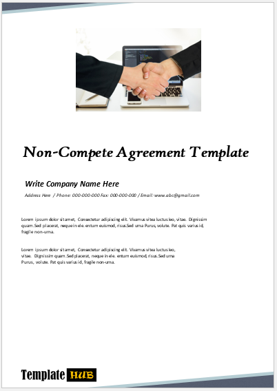 Free Non-Compete Agreement Template 06