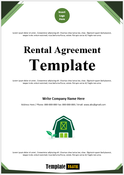 Free Rental Agreement Template 01