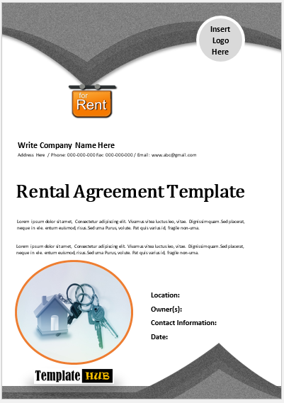 Rental Agreement Template – White and Gray Theme