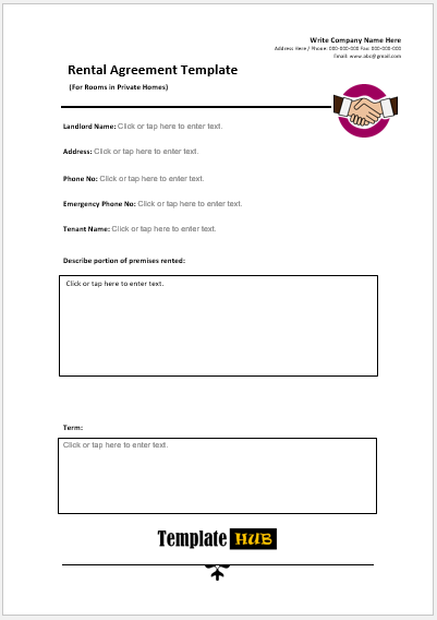Free Rental Agreement Template 10