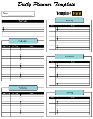 Daily Planner Template Feature Image
