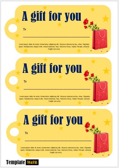 Free Gift Tag Template 05