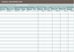 20+ Free Depreciation Schedule Templates - MS Excel &amp; MS Word