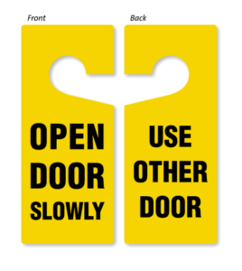 41 Free Printable Door Hanger Templates - MS Word &amp; PDF
