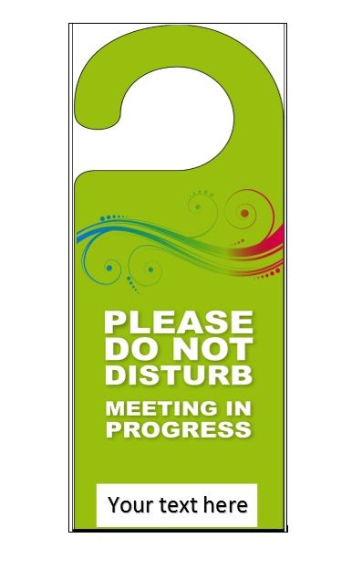 41 Free Printable Door Hanger Templates - MS Word &amp; PDF