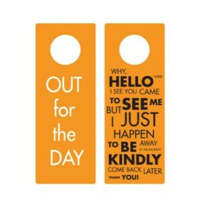 41 Free Printable Door Hanger Templates - MS Word &amp; PDF
