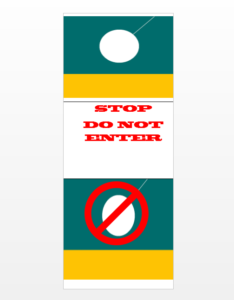 41 Free Printable Door Hanger Templates - MS Word &amp; PDF
