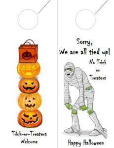 41 Free Printable Door Hanger Templates - MS Word &amp; PDF