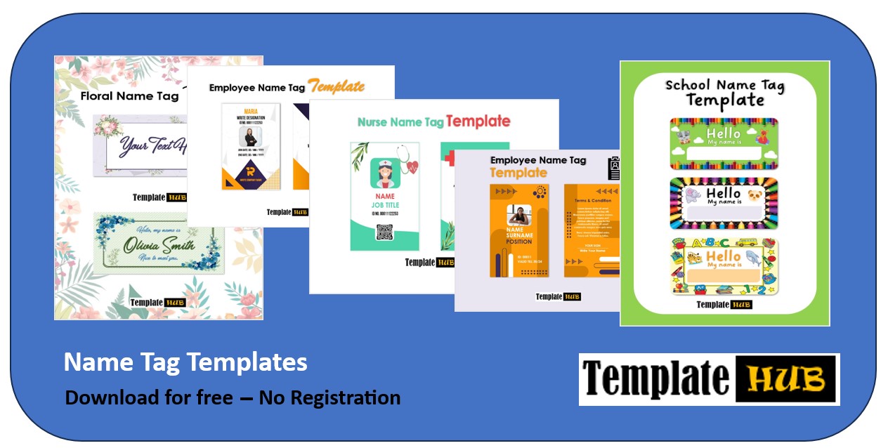 Name Tag Templates Feature Image