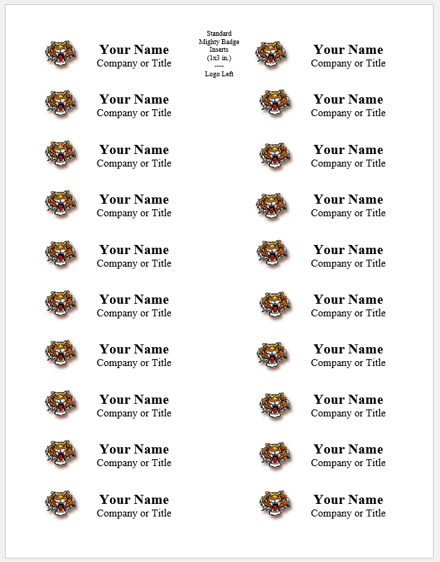 31 Free Name Tag Templates - TemplateHub