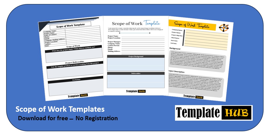 Scope of Work Template Thumbnail