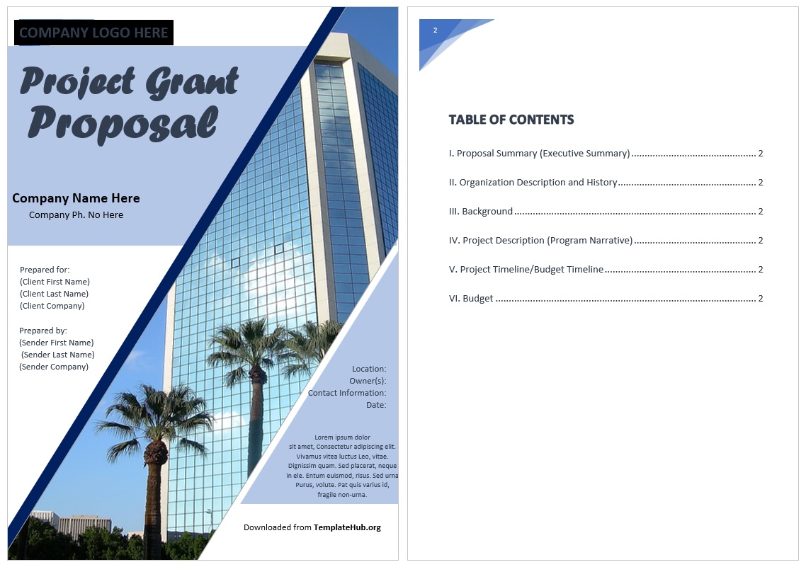 project grant proposal template 03