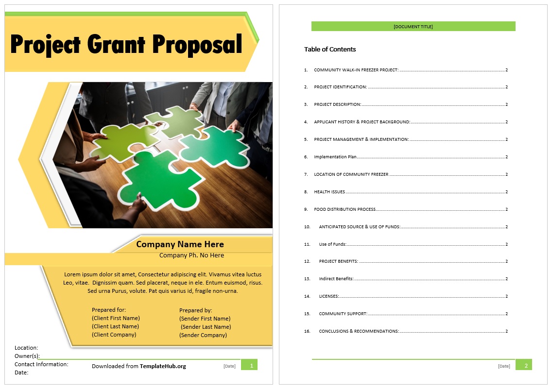project grant proposal template 04