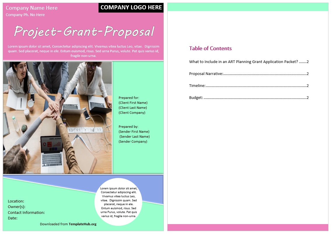 project grant proposal template 05
