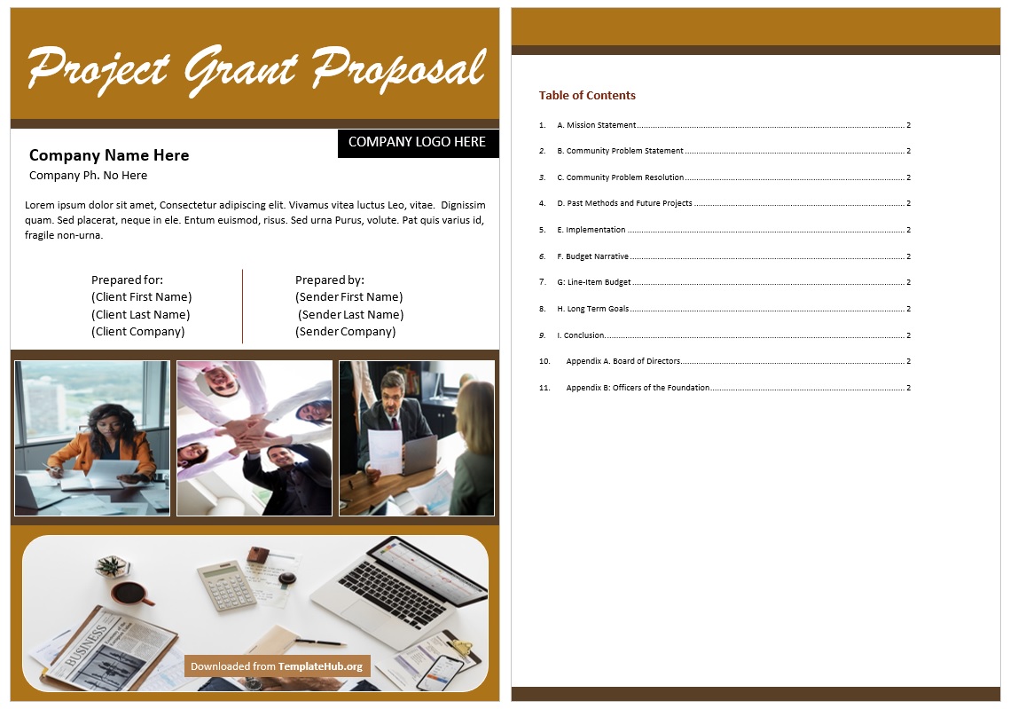 project grant proposal template 07
