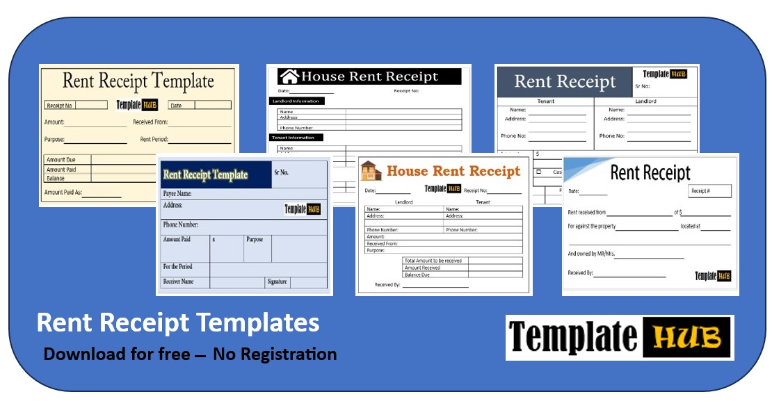 Rent Receipt Template Thumbnail