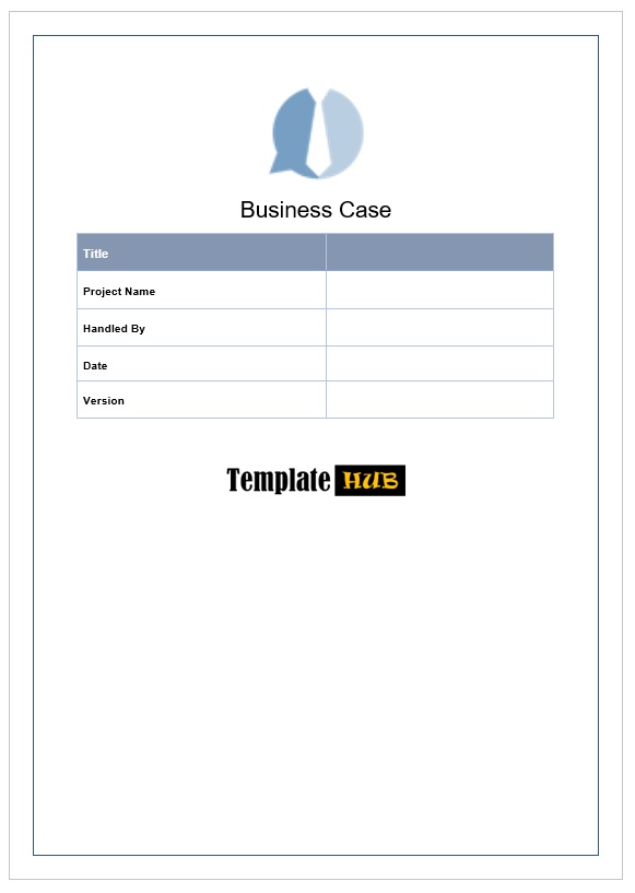 Business Case Template – Modern Format