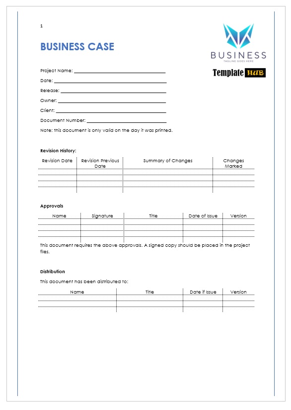 Business Case Template – Complete Guide