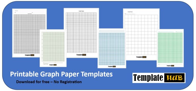 10 Free Printable Graph Paper Templates (Docs)