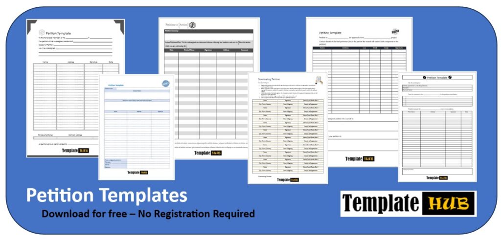 Petition Templates Thumbnail