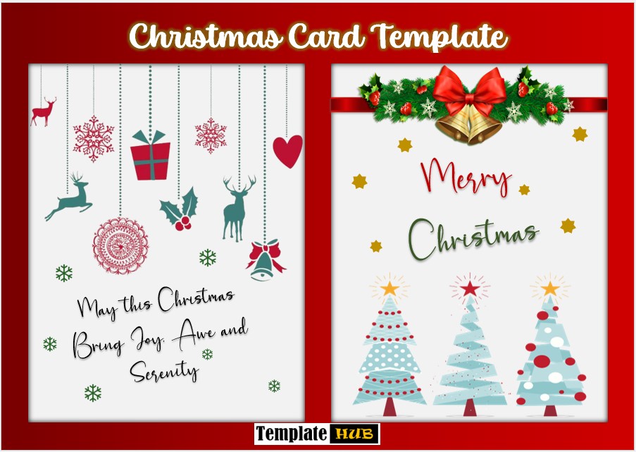 Christmas Card Template – Beautiful Design