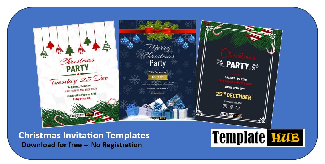 Christmas Invitation Template Thumbnail