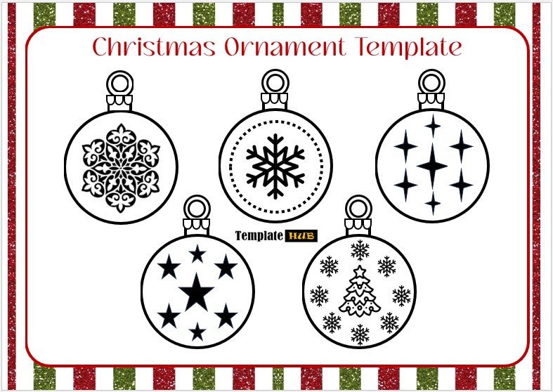 Christmas Ornament Template – Creative Design