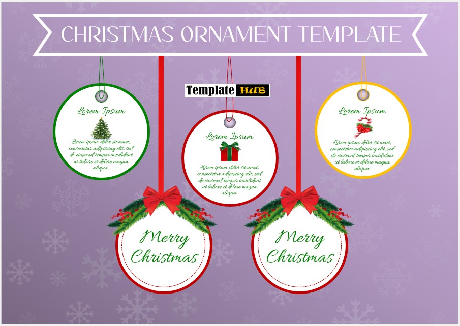 Christmas Ornament Template – Quality Layout