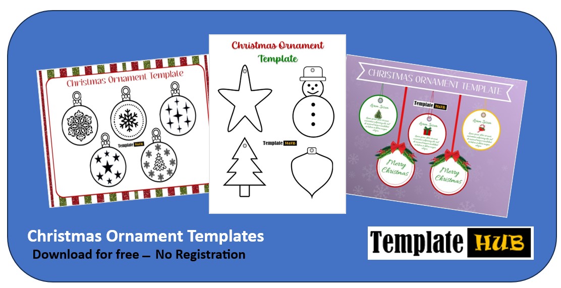 Christmas Ornament Template Thumbnail