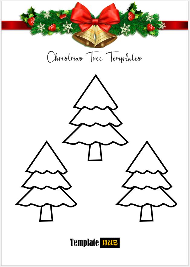Christmas Tree Template – Editable Format