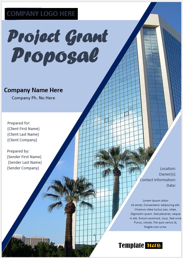 Project Grant Proposal Template – Modern Layout